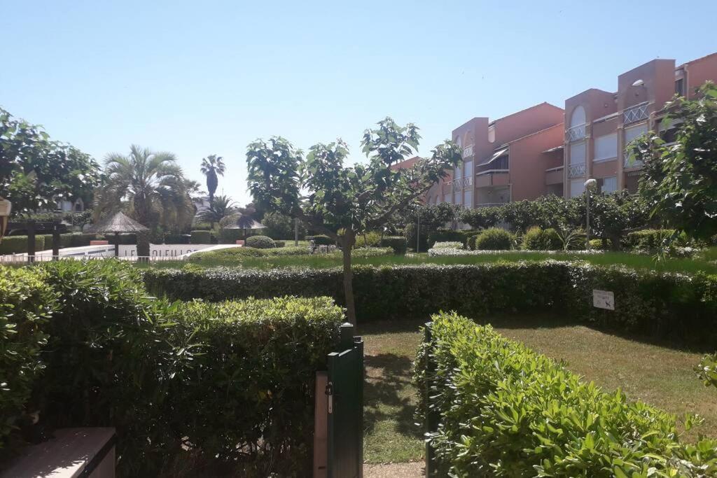 Nid Douillet F2, Clim, Jardin, Piscine, Parking, Plage 200 M Palavas Exterior foto