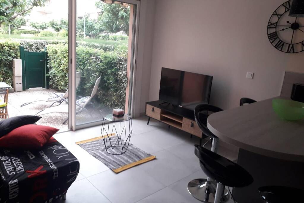 Nid Douillet F2, Clim, Jardin, Piscine, Parking, Plage 200 M Palavas Exterior foto