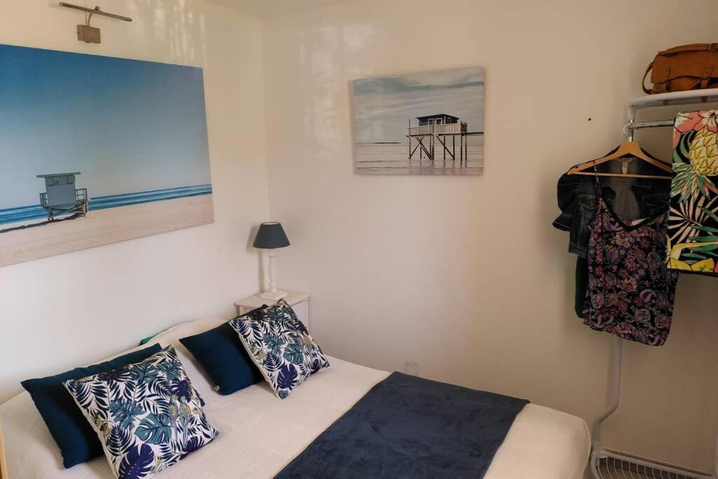 Nid Douillet F2, Clim, Jardin, Piscine, Parking, Plage 200 M Palavas Exterior foto